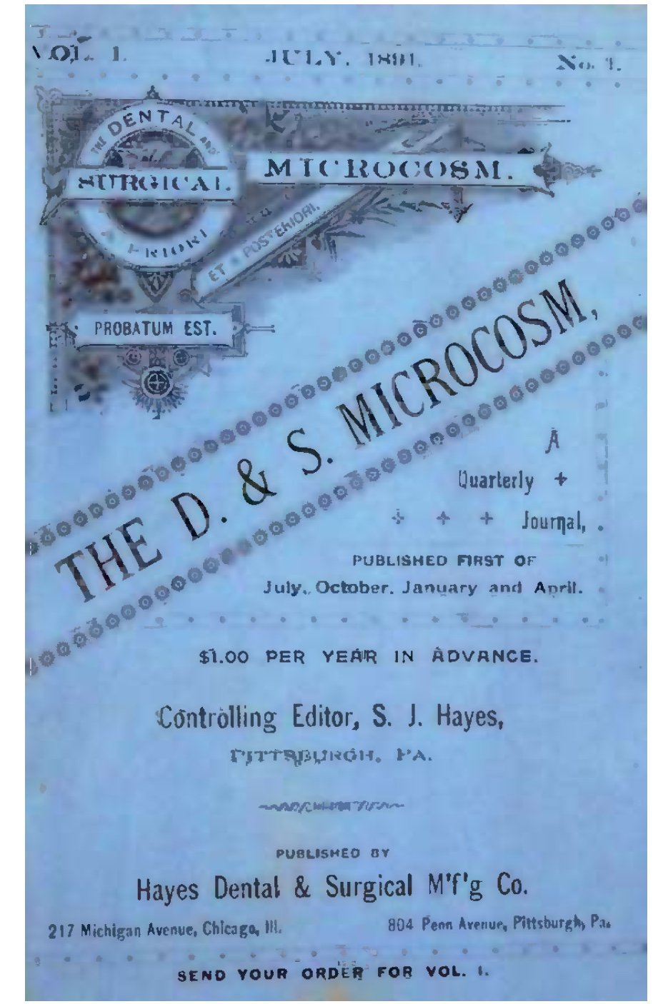 Revolutionizing Anesthesia: The Legacy of Samuel Hayes and the First Anaesthesia Journal