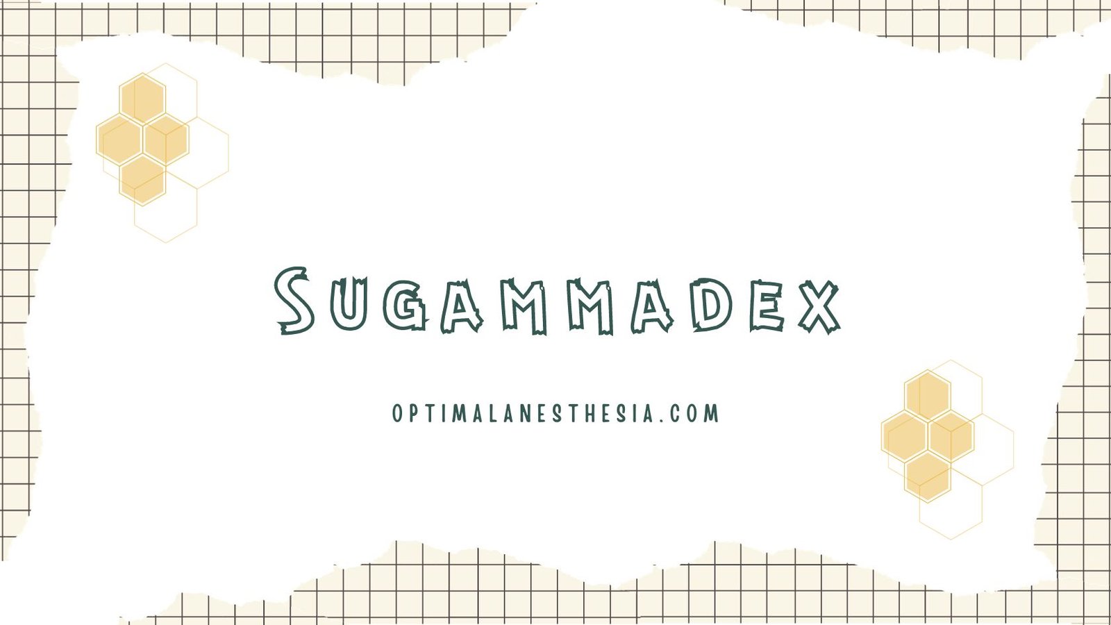 An Overview of Sugammadex